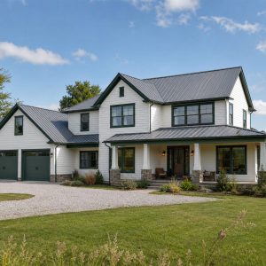 $396,250 Adaptable Classic American Farmhouse: 2,135-Sq.-Ft. Four-Bedroom Plan