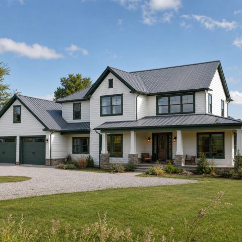$396,250 Adaptable Classic American Farmhouse: 2,135-Sq.-Ft. Four-Bedroom Plan