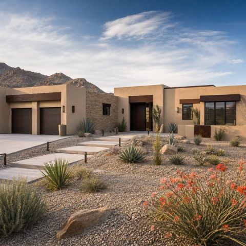 $646,250 Premier Desert-Modern Courtyard Home: 3,015-Sq.-Ft. Four-Bedroom Custom Plan