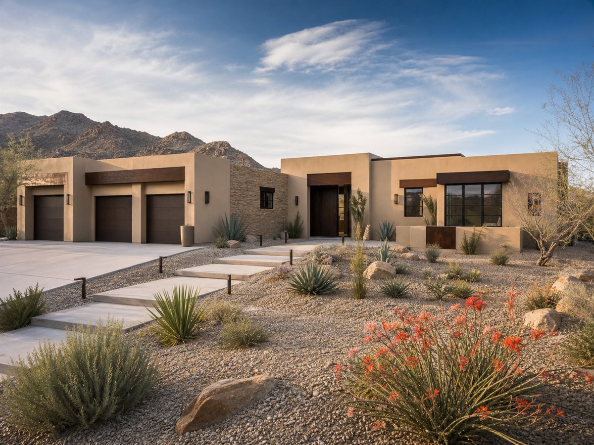 Saguaro Court 3015, a conceptual 3015-square-foot desert-modern courtyard home with a $646,250 construction target