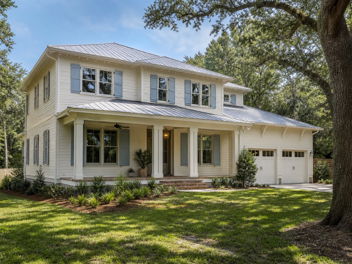 Palmetto House 2155, a conceptual 2155-square-foot Lowcountry-inspired family home with a $401,250 construction target