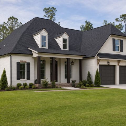 $403,750 Adaptable Acadian-Inspired Family Home: 2,165-Sq.-Ft. Four-Bedroom Plan