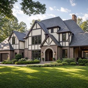 $653,750 Premier Tudor-Revival Custom Home: 3,039-Sq.-Ft. Four-Bedroom Custom Plan