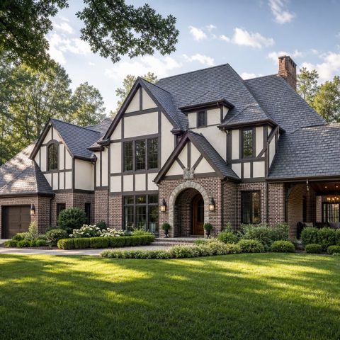 $653,750 Premier Tudor-Revival Custom Home: 3,039-Sq.-Ft. Four-Bedroom Custom Plan