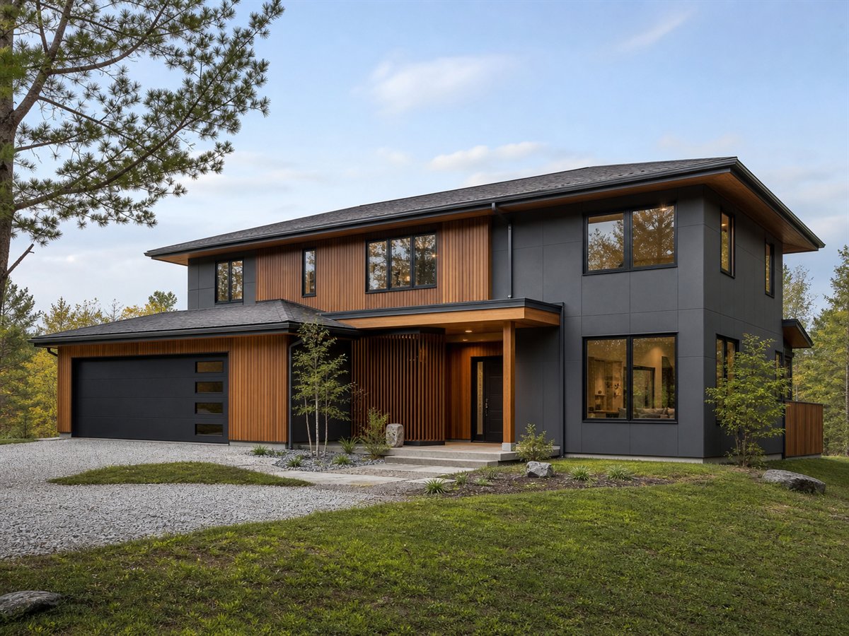 Quiet Cedar House 2195, a conceptual 2195-square-foot Japanese-inspired contemporary family home with a $411,250 construction target