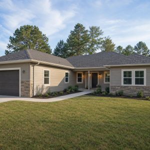 $191,625 Comfortable Courtyard-Entry Small Ranch: 1,137-Sq.-Ft. Two-Bedroom Plan