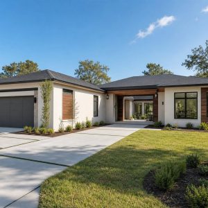 $416,250 Adaptable Central-Atrium Family Home: 2,215-Sq.-Ft. Four-Bedroom Plan