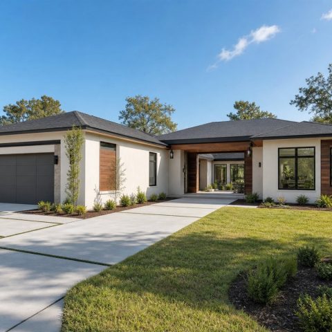 $416,250 Adaptable Central-Atrium Family Home: 2,215-Sq.-Ft. Four-Bedroom Plan