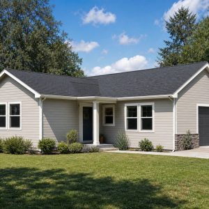 $192,625 Comfortable L-Shaped Small Ranch: 1,138-Sq.-Ft. Two-Bedroom Plan