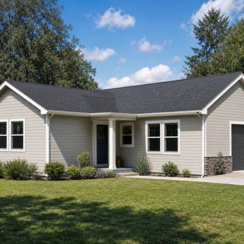 $192,625 Comfortable L-Shaped Small Ranch: 1,138-Sq.-Ft. Two-Bedroom Plan