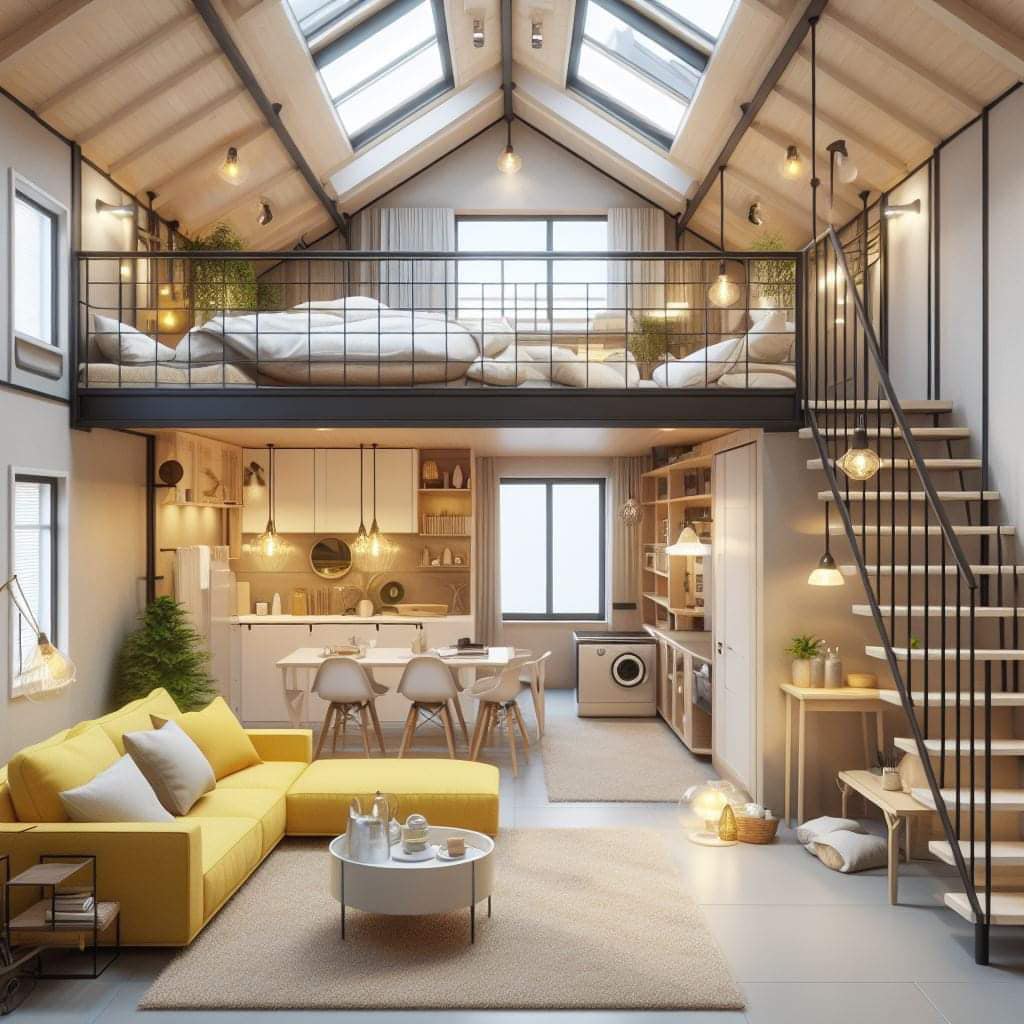 Warm Accent Color Ideas for Tiny House Interiors