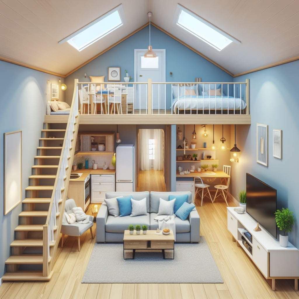 Warm Accent Color Ideas for Tiny House Interiors