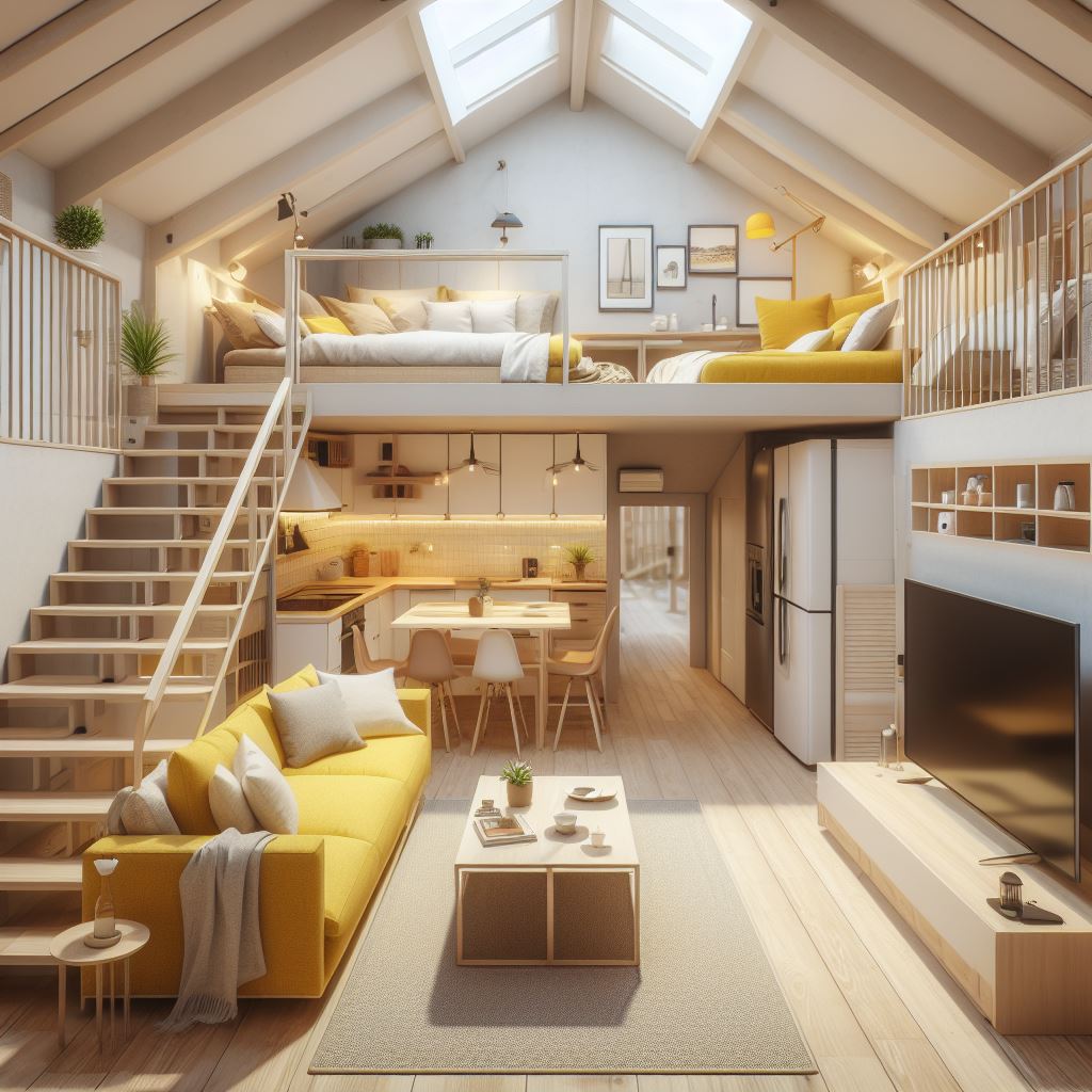Warm Accent Color Ideas for Tiny House Interiors
