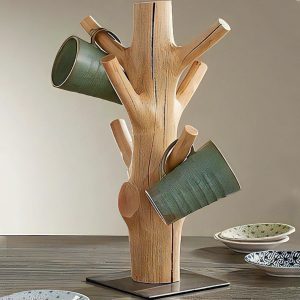 Create a Wooden Branch Mug Tree