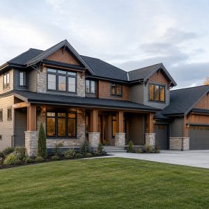 $676,250 Premier Modern Craftsman Custom Home: 3,111-Sq.-Ft. Four-Bedroom Custom Plan