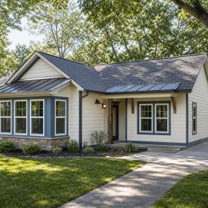 $196,625 Comfortable Sunroom Small Cottage: 1,173-Sq.-Ft. Two-Bedroom Plan