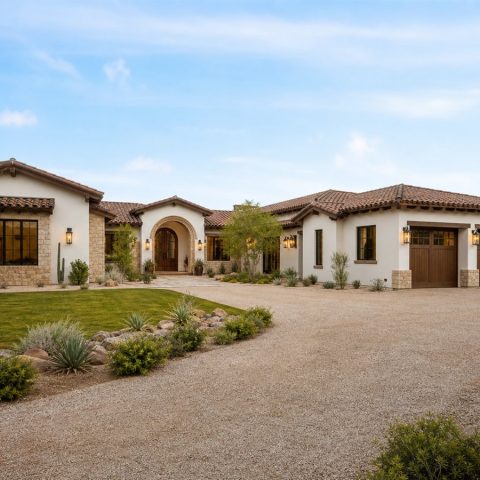 $678,750 Premier Courtyard Hacienda Custom Home: 3,119-Sq.-Ft. Four-Bedroom Custom Plan