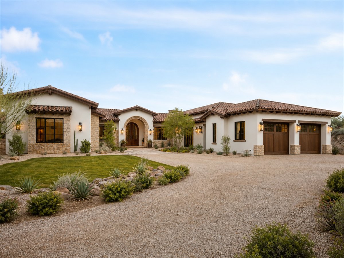 Casa Encanto 3119, a conceptual 3119-square-foot courtyard hacienda custom home with a $678,750 construction target
