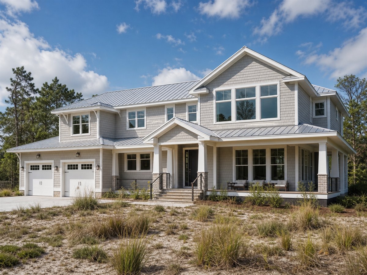 Harbor View House 2275, a conceptual 2275-square-foot reverse-living coastal-region family home with a $431,250 construction target