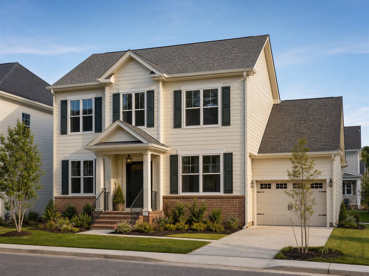 Village Green House 2285, a conceptual 2285-square-foot neo-traditional family home with a $433,750 construction target