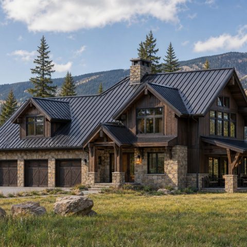 $683,750 Premier Alpine-Inspired Custom Chalet: 3,135-Sq.-Ft. Four-Bedroom Custom Plan