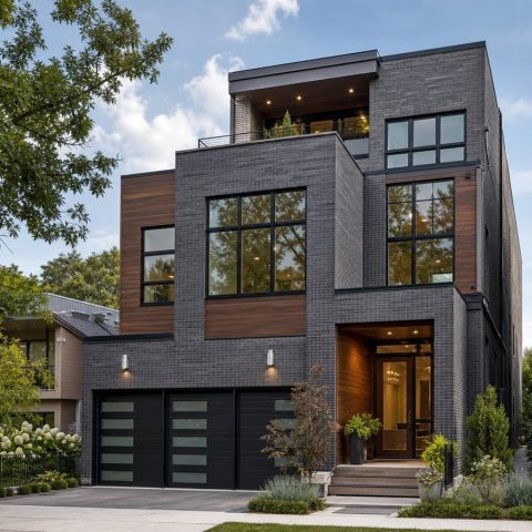 $686,250 Premier Urban Narrow-Lot Luxury Home: 3,143-Sq.-Ft. Four-Bedroom Custom Plan