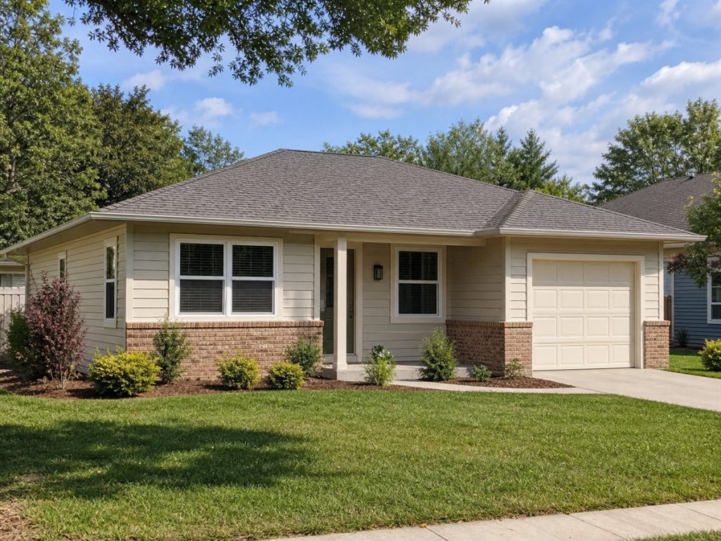 $204,625 Expanded Compact Ranch Cottage: 1,213-Sq.-Ft. Three-Bedroom Plan