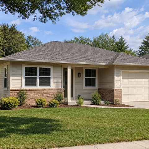 $204,625 Expanded Compact Ranch Cottage: 1,213-Sq.-Ft. Three-Bedroom Plan