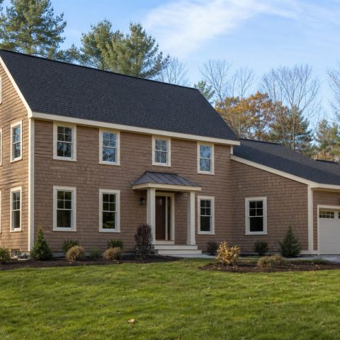 $451,250 Generational New England Saltbox-Inspired Family Home: 2,355-Sq.-Ft. Five-Bedroom Plan