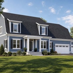 $453,750 Generational Dutch Colonial Family Home: 2,365-Sq.-Ft. Five-Bedroom Plan