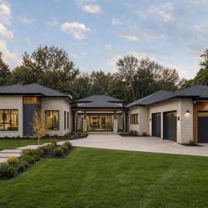 $711,250 Premier Modern Courtyard Luxury Ranch: 3,223-Sq.-Ft. Four-Bedroom Custom Plan