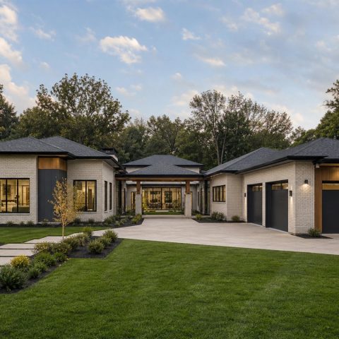 $711,250 Premier Modern Courtyard Luxury Ranch: 3,223-Sq.-Ft. Four-Bedroom Custom Plan