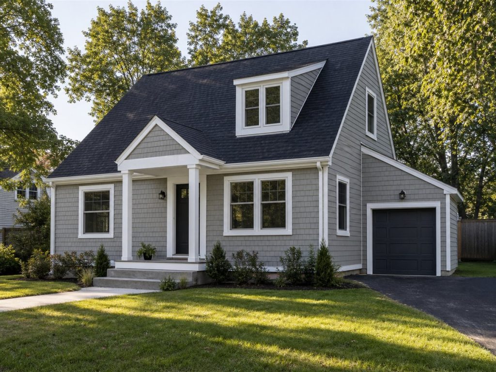 $210,625 Expanded Small Cape Cottage: 1,251-Sq.-Ft. Three-Bedroom Plan