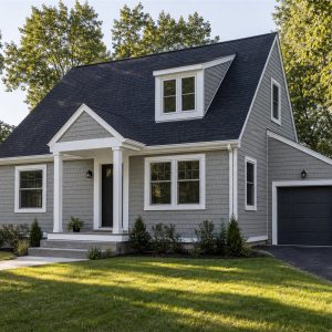 $210,625 Expanded Small Cape Cottage: 1,251-Sq.-Ft. Three-Bedroom Plan