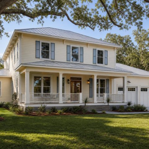 $463,750 Generational Lowcountry-Inspired Family Home: 2,405-Sq.-Ft. Five-Bedroom Plan