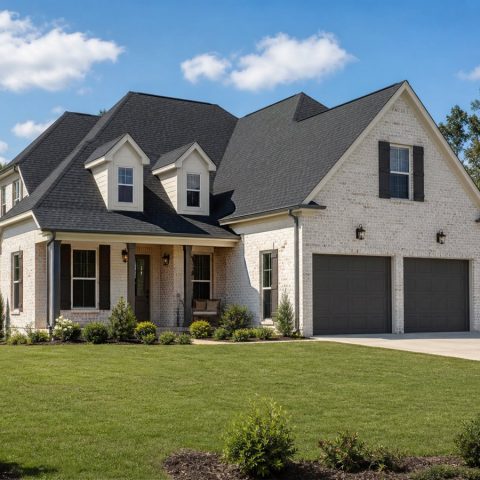$466,250 Generational Acadian-Inspired Family Home: 2,415-Sq.-Ft. Five-Bedroom Plan