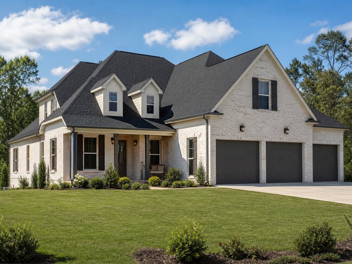 Bayou Acadian 2415, a conceptual 2415-square-foot Acadian-inspired family home with a $466,250 construction target