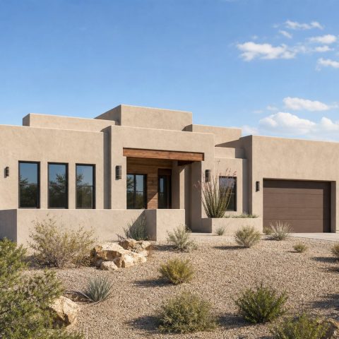 $471,250 Generational Pueblo-Modern Family Home: 2,435-Sq.-Ft. Five-Bedroom Plan