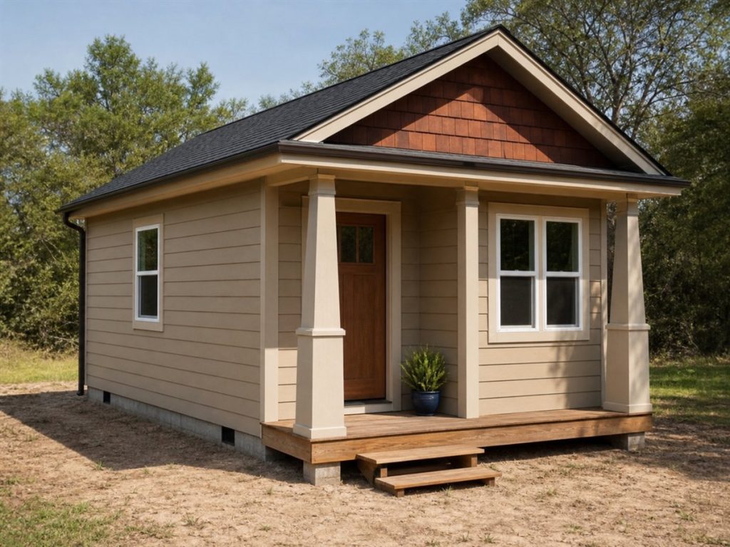 $44,800 Craftsman Tiny Home: 450-Sq.-Ft. One-Bedroom Concept