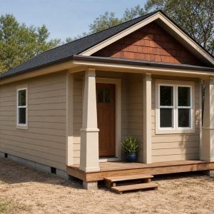 $44,800 Craftsman Tiny Home: 450-Sq.-Ft. One-Bedroom Concept