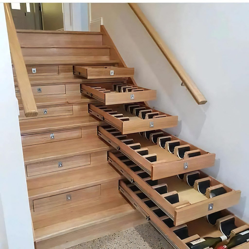Design an Under-Stair Home Library project photo 2