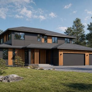 $473,750 Generational Japanese-Inspired Contemporary Family Home: 2,445-Sq.-Ft. Five-Bedroom Plan
