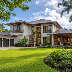 $723,750 Premier Tropical-Modern Custom Home: 3,263-Sq.-Ft. Four-Bedroom Custom Plan