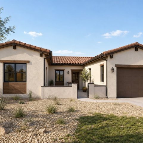 $215,625 Expanded Courtyard-Entry Casita: 1,257-Sq.-Ft. Three-Bedroom Plan