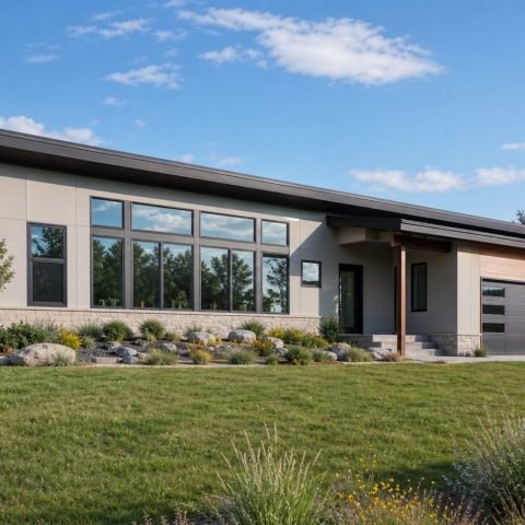 $476,250 Generational Passive-Solar-Inspired Contemporary Home: 2,455-Sq.-Ft. Five-Bedroom Plan