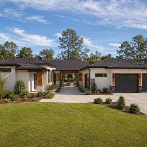 $478,750 Generational Central-Atrium Family Home: 2,465-Sq.-Ft. Five-Bedroom Plan
