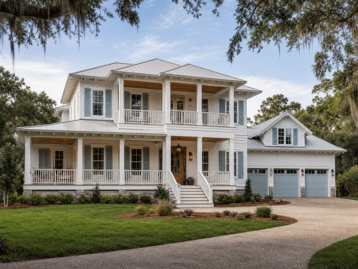 Marshfield House 3279, a conceptual 3279-square-foot Lowcountry custom home with a $728,750 construction target