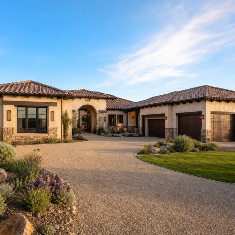 $733,750 Premier Hacienda-Inspired Luxury Ranch: 3,295-Sq.-Ft. Four-Bedroom Custom Plan