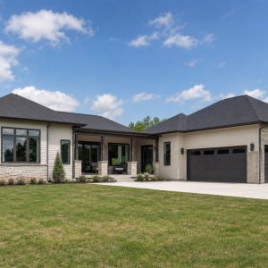 $486,250 Generational Dual-Wing Multigenerational Family Home: 2,495-Sq.-Ft. Five-Bedroom Plan