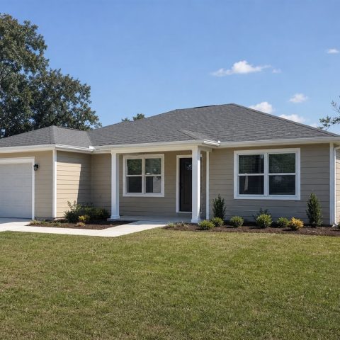 $222,625 Expanded Accessible Small Ranch: 1,296-Sq.-Ft. Three-Bedroom Plan